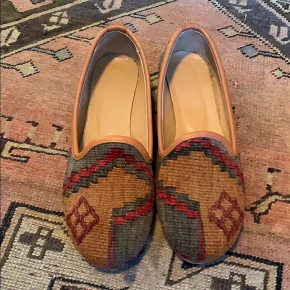 Kilim Loafers Flats 39 - Picture 1 of 5
